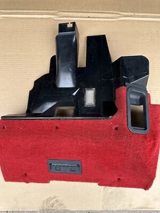 90-91 CORVETTE C4 UNDER DASH HUSH PANEL KNEE BOLSTER LH AUTOMATIC RED 10132983 - Picture 1 of 9