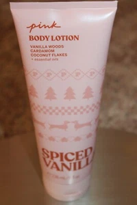 Victoria's Secret PINK 8 oz. Holiday Lotion SPICED VANILLA Body Cream - Picture 1 of 4
