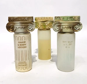 Vintage Caesars Casino Bottles Roman Columns Plastic bottles Collectibles - Picture 1 of 5