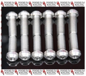 DUCATI TITANIUM FRONT DISC BRAKE BOLTS SILVER ST3 ST4 (SET OF 12 BOLTS) - Picture 1 of 1