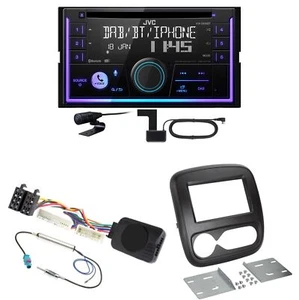 JVC KW-DB95BT Bluetooth Digitalradio USB CD Einbauset für Renault Trafic 3 - Bild 1 von 1