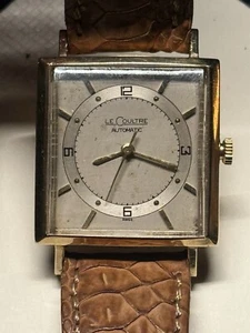 💰LeCoultre 14K Gold Vintage Square Mechanical Automatic💎 - Picture 1 of 12