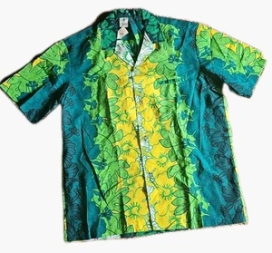 Royal Creations Shirt Mens L Hawaiian Short Sleeve Tropical Made in Hawaii NWT - Picture 1 of 6