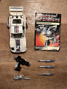 Vintage Transformers G1 Jazz Autobot Cookie Crisp Promo COMPLETE W/Instructions - Picture 1 of 10