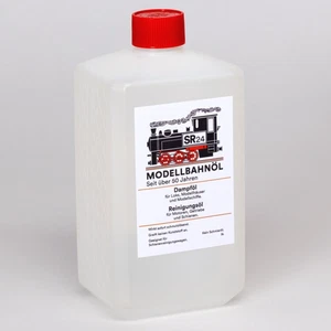 SR24 Modellbahnöl SR-24/1L.E Dampf Reinigungsöl 1000 ml für Modellbau - Bild 1 von 1