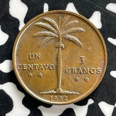 1952 Dominican Republic 1 Centavo Lot#C2582 Nice! - Image 1 of 2