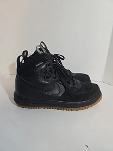Nike Lunar Force 1 Mid Duckboot Black AF1 Nike Air Jordan Sneakers Size 12 - Picture 1 of 15