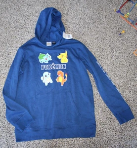 NWT XL Pokemon Pull Over Hoodie 14/16 Gotta Catch Em All - Picture 1 of 4