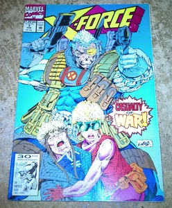 marvel vol.1 no.7 february 1992 X-force comic book in nice shape used - Picture 1 of 2