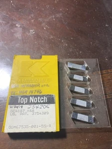 KENNAMETAL GC4187 K68 CARBIDE GROOVING Insert, NEW, Pack Of 5 (E18) - Picture 1 of 3