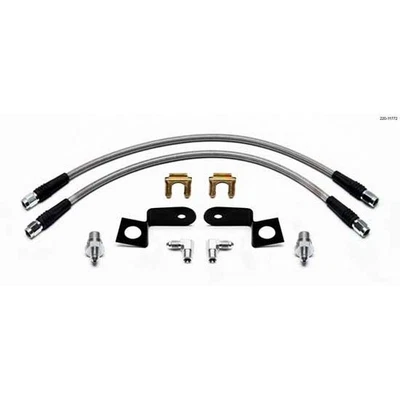 Wilwood 220-11772 Flexline Rear Brake Line Kit, 2005-10 Fits Mopar Foto 1 de 4