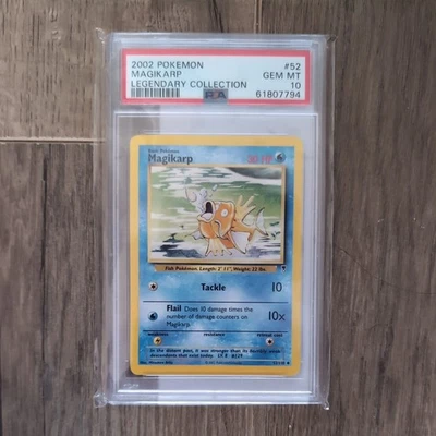 2002 Pokemon Legendary Collection Magikarp #52 PSA 10 GEM MINT - Image 1 of 4