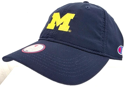 NUEVO Michigan Wolverines Champion Azul Marino Ajustable Campus Gorra Sombrero OSFM Foto 1 de 4