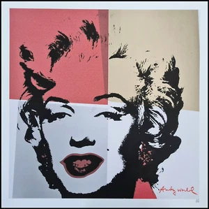 ANDY WARHOL * Marilyn Monroe * lithograph*50x50 cm* limited # 47/500 CMOA signed - Bild 1 von 10