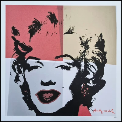 ANDY WARHOL * Marilyn Monroe * lithograph*50x50 cm* limited # 47/500 CMOA signed - Bild 1 von 4