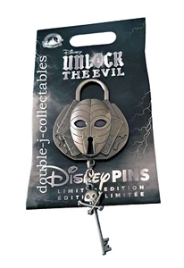 2023 Disney Parks Unlock The Evil Villains Dr. Facilier Dangle Key LE Pin - Picture 1 of 2
