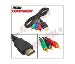 Adattatore cavo Hdmi a Rca Component RGB, CAVO Convertitore HDMI MASCHIO a 3 RCA - Bild 1 von 1