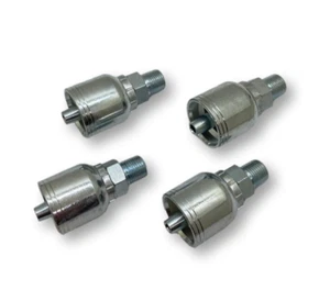 MP-04-02 Crimpverschraubung MP massiv 04 x 1/8" NPT (100) - Bild 1 von 2