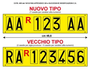 SERIE DI LETTERE E NUMERI ADESIVI PER TARGA RIPETITRICE RIMORCHI CARAVAN AUTO - Picture 1 of 3