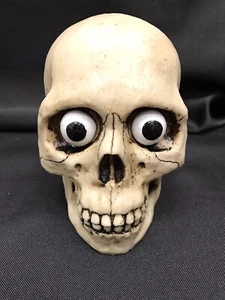 Totenkopf Statue Figur Mythical White Big Eyes 6x5x4 Veronese - Bild 1 von 3