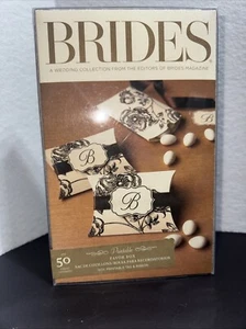 Printable Favor Boxes Chocolate Pillow- Gartner Studios Brides Magazine 50 Count - Picture 1 of 4