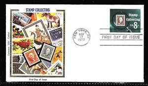 1474 8c Stamp (1972) THE STAMP COLLECTING FDC BY THE COLORANO SILK CACHETS !!! - Picture 1 of 1