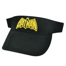 BATMAN DC COMICS BLACK YELLOW YOUTH KIDS VISOR LOGO BRAND HAT 