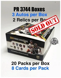 2024 PLL Lacrosse Card Box Autos Parallels Relics RC and Draft 20 Sealed Packs - Picture 1 of 5
