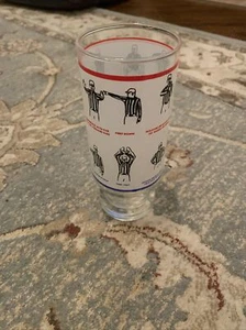 Raro bicchiere da bere 6,5" segnaletica manuale arbitro NFL FOOTBALL vintage - Foto 1 di 4