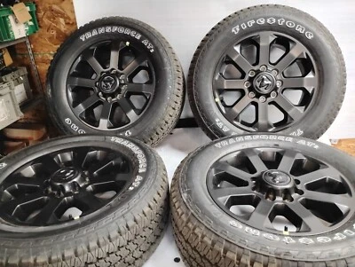 OEM SET (4) 20" Rim Wheels and Tires for 2025 Ram 2500 Less than 100 miles - Image 1 of 4