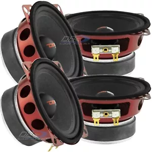 4x DS18 PRO-X4M 4″ Midrange Car Door Speakers 200W 8 ohm Midhigh Loudspeakers - Picture 1 of 5