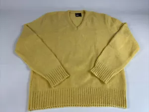 Robert Bruce Sweater Men’s Large Grandpa Core Cosby V-Neck Wool Blend Vintage - Picture 1 of 11
