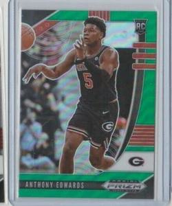 ANTHONY EDWARDS '20-21 PANINI PRIZM DRAFT PICKS GREEN ROOKIE-SPEDIZIONE GRATUITA IN US - Foto 1 di 24