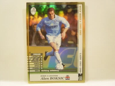 Panini WCCF 2002-03 LE Alen Boksic 1970 Croatia　No.8 S.S Lazio FW Italy Legends - Image 1 of 4