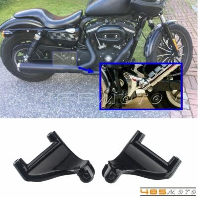 Kit de montaje de estriberas traseras de pasajero para Harley Low Sportster Low XL1200L XL883L Foto 1 de 4