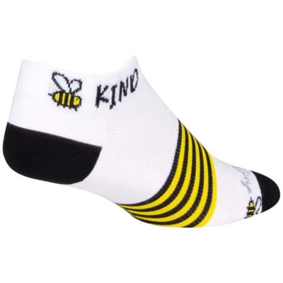 Socks - SockGuy - Bee Kind S/M Women's 1" Cycling/Running NEW - Image 1 of 3