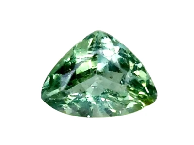 Apatita natural verde de 2,16 quilates corte trillón de piedras preciosas sueltas "ver video" Foto 1 de 3