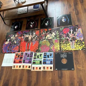 Kiss 1978 Solo Album Promo Lp Set Complete With Inserts Promo Sampler Included - Picture 1 of 21