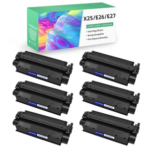 6 Pack X25 Toner Cartridge Fits for Canon EP26 EP27 ImageCLASS MF5750 LBP-3200 - Picture 1 of 12