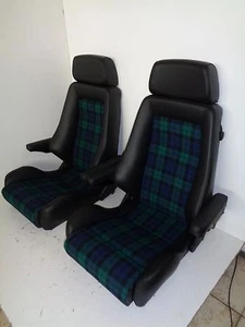 PAR DE TELA PIEL RECARO SPECIALIST NUEVO REVESTIMIENTO PARA AUTOCARAVANA T3-T4 - Imagen 1 de 1