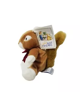 Vintage 1997 Just Friends Chosun SQUIRREL Plush Stuffed Animal Tag New Old Stock - Picture 1 of 7