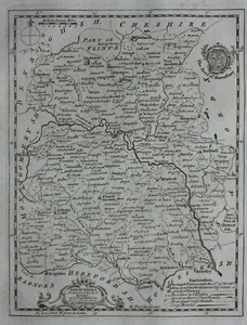 SHROPSHIRE original antique county map, Thomas Kitchin, 1786 - Picture 1 of 3