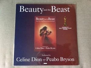 Céline Dion & Peabo Bryson "Beauty And The Beast" (1991) Vinyl Record 12" Single - Picture 1 of 4