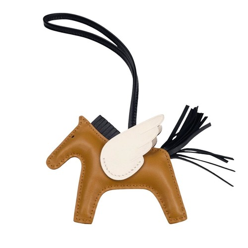 HERMÈS Charm HERMES Hermes Rodeo Pegasus PM Annumiro Sesame Nata Noir 24025300 UY