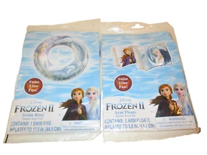 Disney Set di 2 Galleggianti Gonfiabili Frozen 2 Anello da Nuoto e Braccio Estate Divertimento - Foto 1 di 3