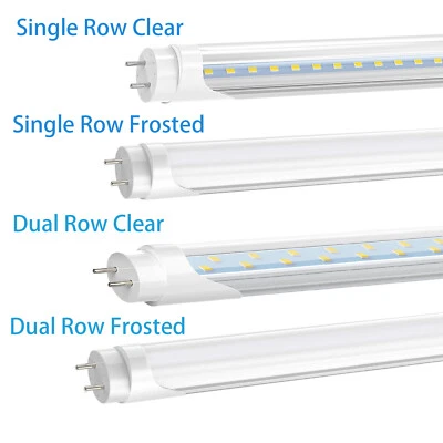25-100Pack 22W 28W 4FT T8 LED Tube Light 4Foot G13 2-Pin Dual Power Garage Light - Image 1 of 4