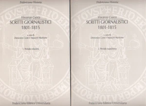 Vincenzo Cuoco - Scritti Giornalistici 1801-1815 - 2 volumi Fridericiana ed. - Foto 1 di 3