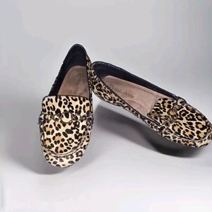 Bella Vita Loafers. Cowhide With Leopard Print Size 7.5 - Picture 1 of 8