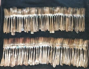100 Silberteller SPEISEGABELN Silberteller Silberbesteck Besteck für Tisch - Bild 1 von 11