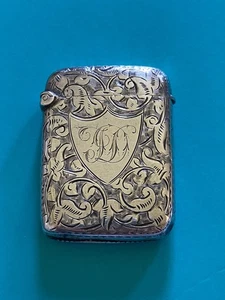 Joseph Whitten 1894 Solid Silver Vespa Case - Picture 1 of 10
